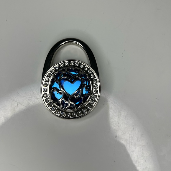 NAK Heart Lock Bag Charms - Blue, Black, Grey, Gold, Clear, Red - Picture 4 of 8